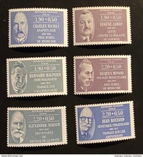 France 1987 Bed. Personalities Mi. 2592-2597 MNH/** MNH