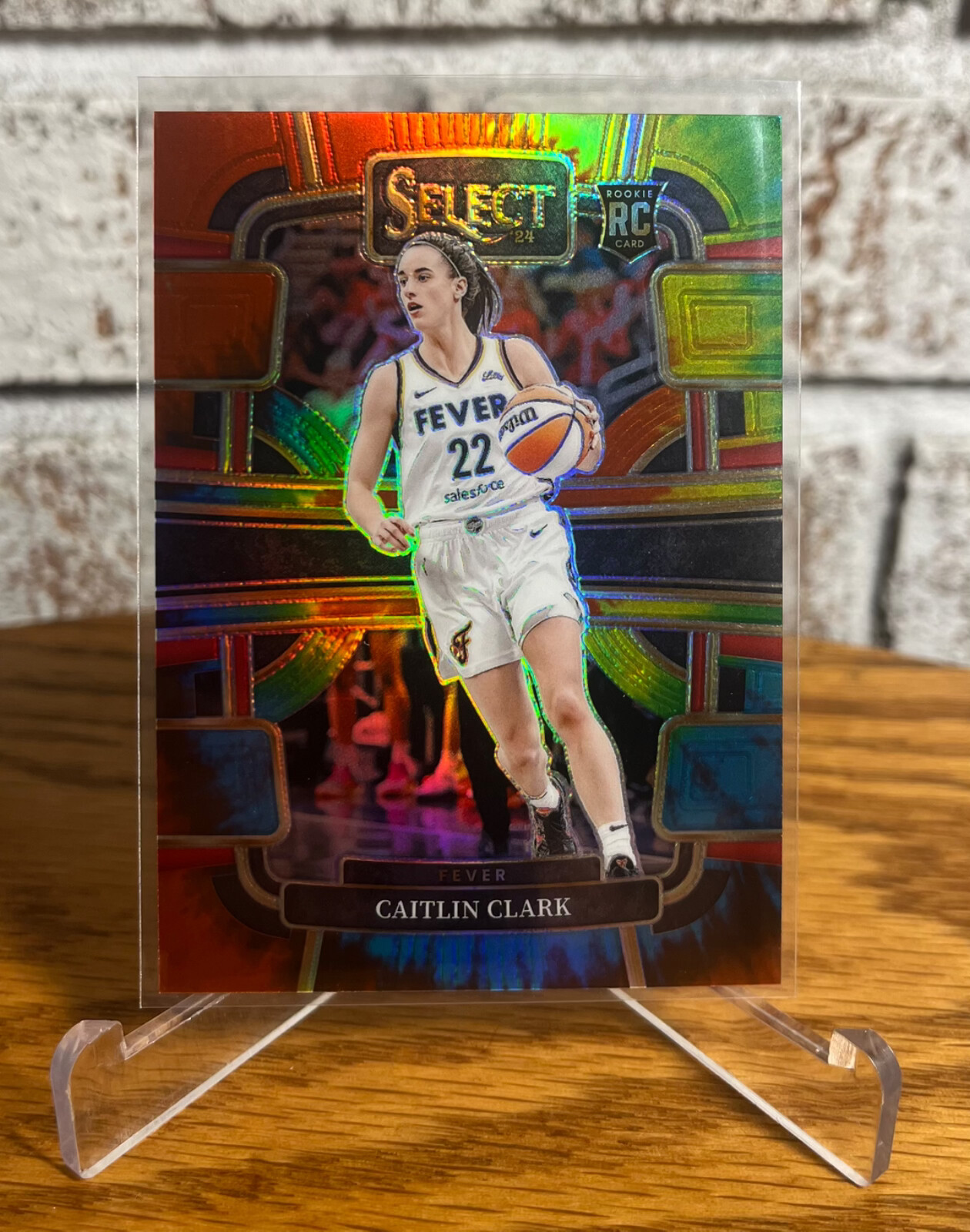 2024 Select WNBA - Caitlin Clark Tie-Dye /25 Rookie No.72 Concourse Fever