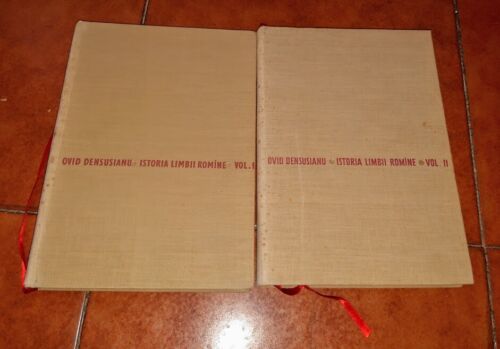 Densusianu Istoria Limbii Romine History Of Romanian Language Complete 2 Vol 961 - Picture 1 of 2