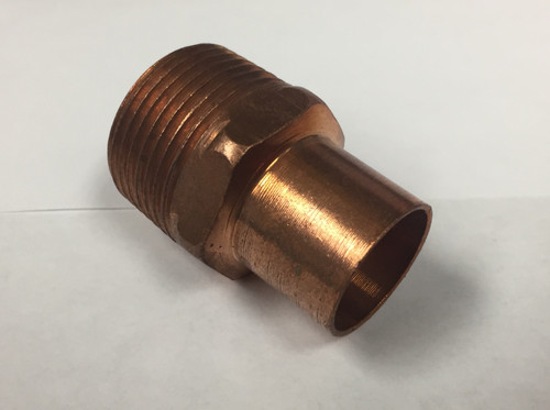 3/4 COPPER X 1 MALE ADAPTER 34CX1M 3/4 X 1 COPPER X MALE ADAPTER