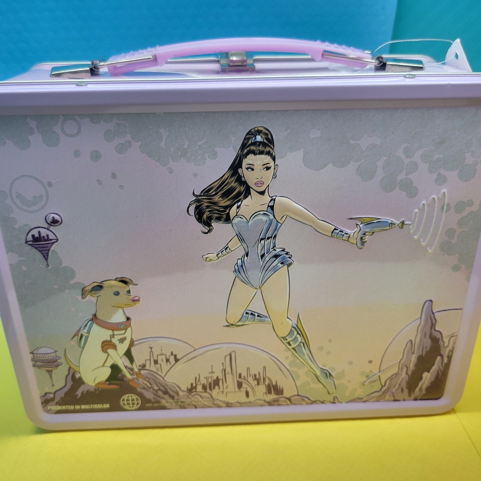 ARIANA GRANDE Purple/Pink REM Metal Lunch Box Limited Edition Tin NEW WITH TAGS eBay