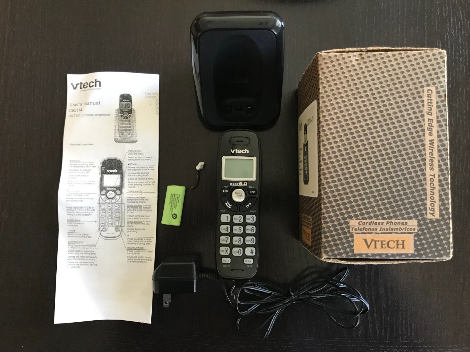 Vtech DECT6.0 Cordless Phone eBay