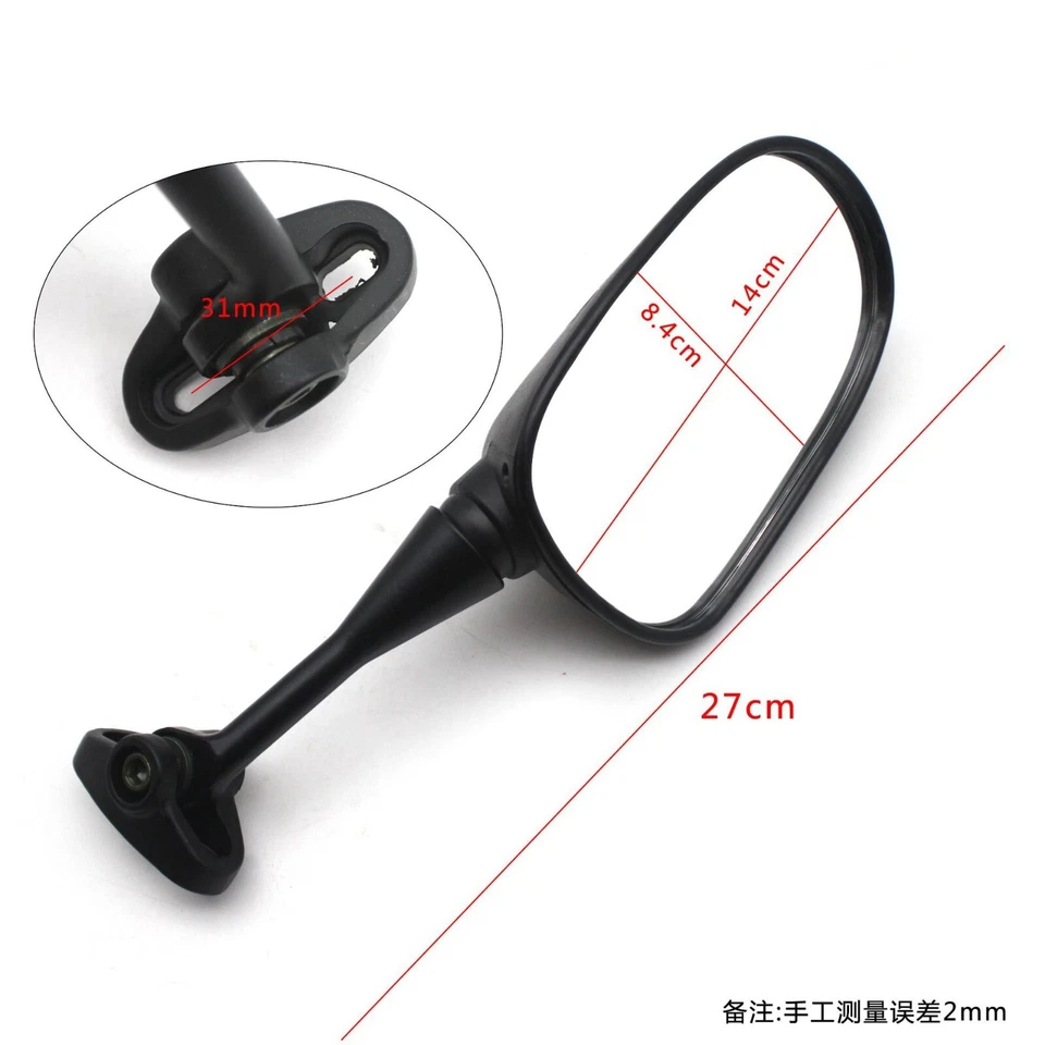 Rearview Rear View Side Mirrors Motorcycle For HONDA CBR250R CBR300R CBR500R  - image 3 of 4