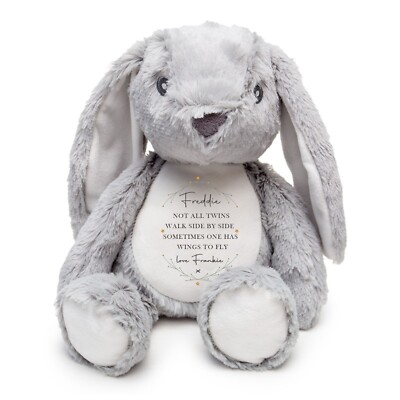 Personalisierter Zwilling Baby Verlust Teddy - Fehlgeburt Teddy - Engel Baby - Still Born