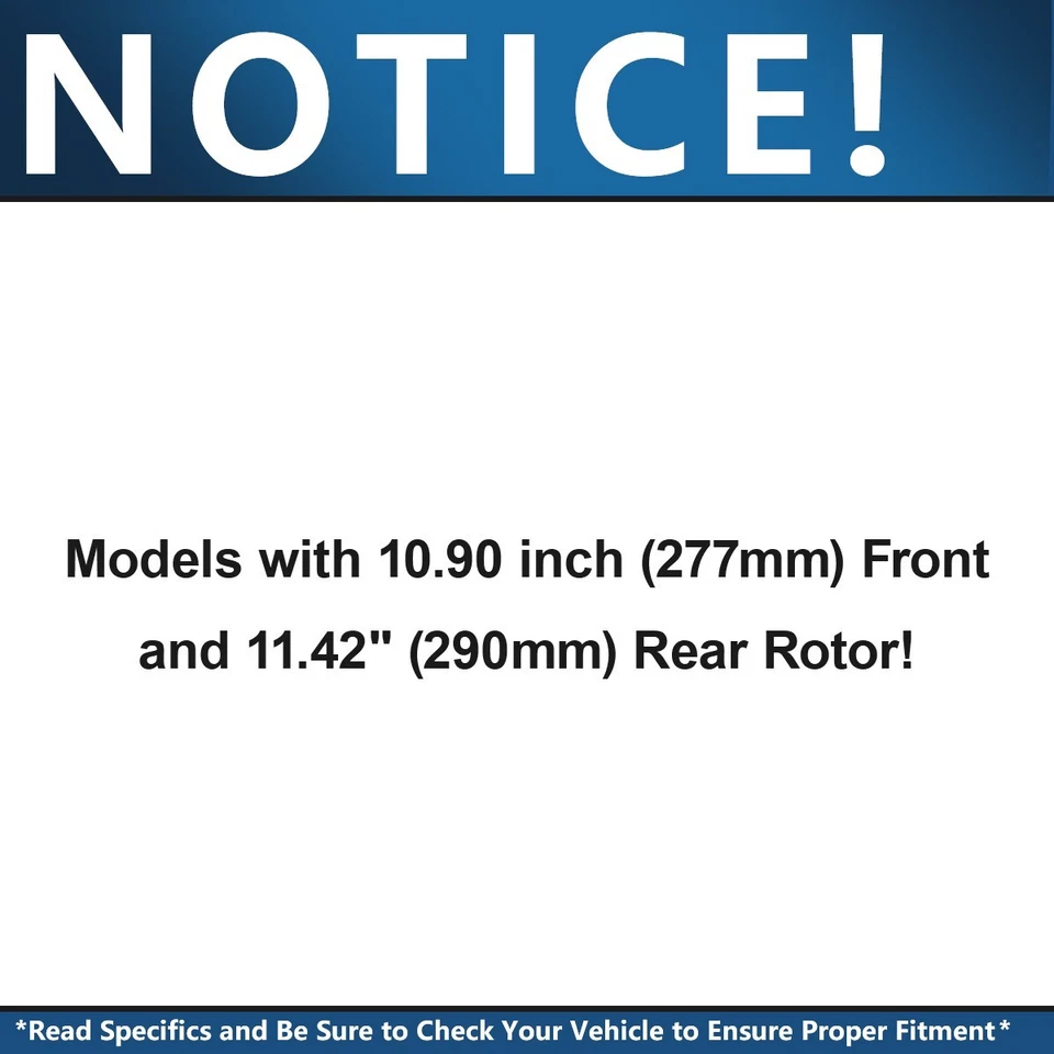 Pastilla de freno de cerámica con rotor de disco delantero y trasero para Subaru Legacy 2000 2001 2002 Foto 2 de 4