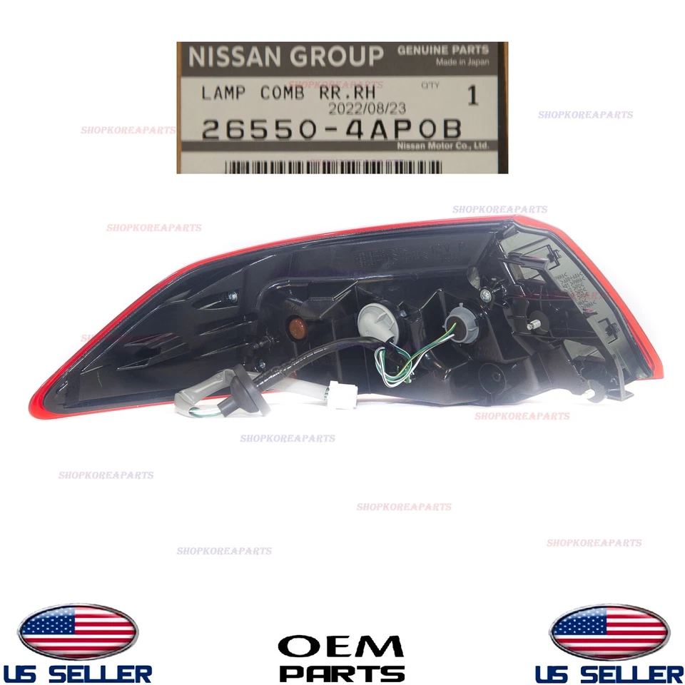 Lámpara trasera exterior genuina lado derecho del pasajero ⭐OEM⭐ Infiniti Q70 Q70L 2015-2019 Foto 2 de 2