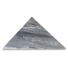 K44RP Bardiglio Gray Marble 12x12x17 Triangle...