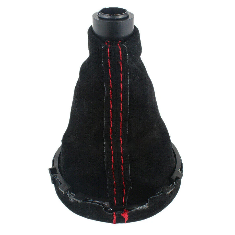 Manual 6 Speed Gear Shift Knob Boot Red Line For Mini Cooper R56 R57 R58 Coupe Foto 2 de 4