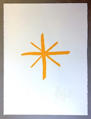 KURT VONNEGUT  ''Asterisk'' Yellow Edition - Signed Limited Edition Print #9 of 10