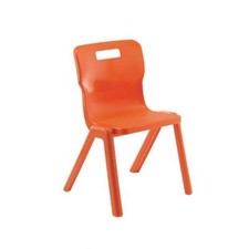 Titan One Piece School Chair Size 5 Orange KF78523