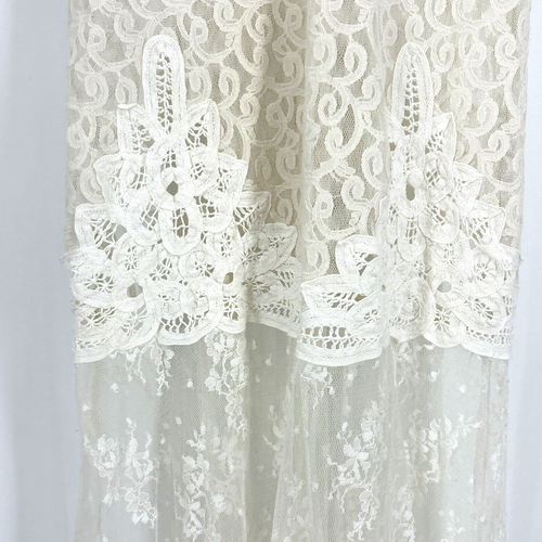 Vestido Claire Pettibone con Chaqueta Marfil Boda Correas de Encaje Transparente Talla Pequeña Boho - Imagen 10 de 21