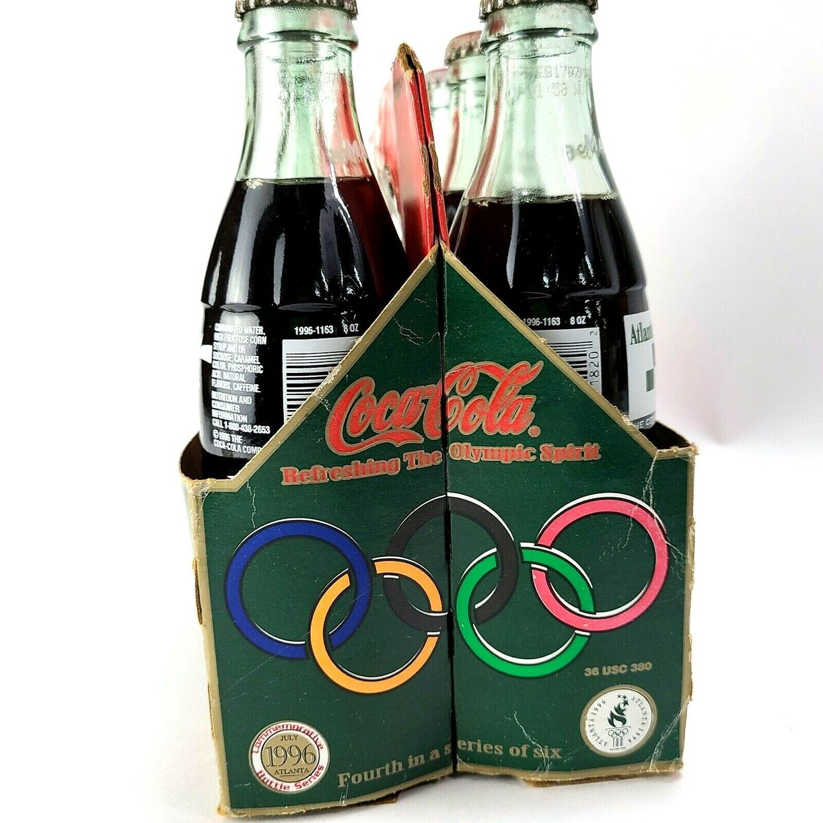 Coca-Cola Commemorative 1996 Atlanta Olympic Hopefuls, six Coca-Cola Commemorative 1996 Atlanta Olympic Hopefuls, six