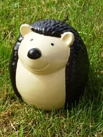 Gartenfigur Igel Beetfigur Tier Dekofigur Skulptur Gartendeko 15,5 X 14,5 Cm