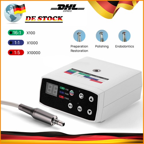 Micromotore elettrico senza spazzole LED dentale /1:1 Manipolo fiber optic F/NSK - Picture 8 of 34