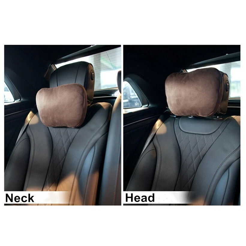1PCS Design S Class Car Headrest Neck Pillows Seat Cushion For Mercedes-Benz Foto 3 de 4
