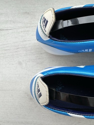 Stivali da calcio Adidas F50 Adizero FG blu pelle US10 1/2 UK10 EUR44 2/3 - Foto 5 di 14