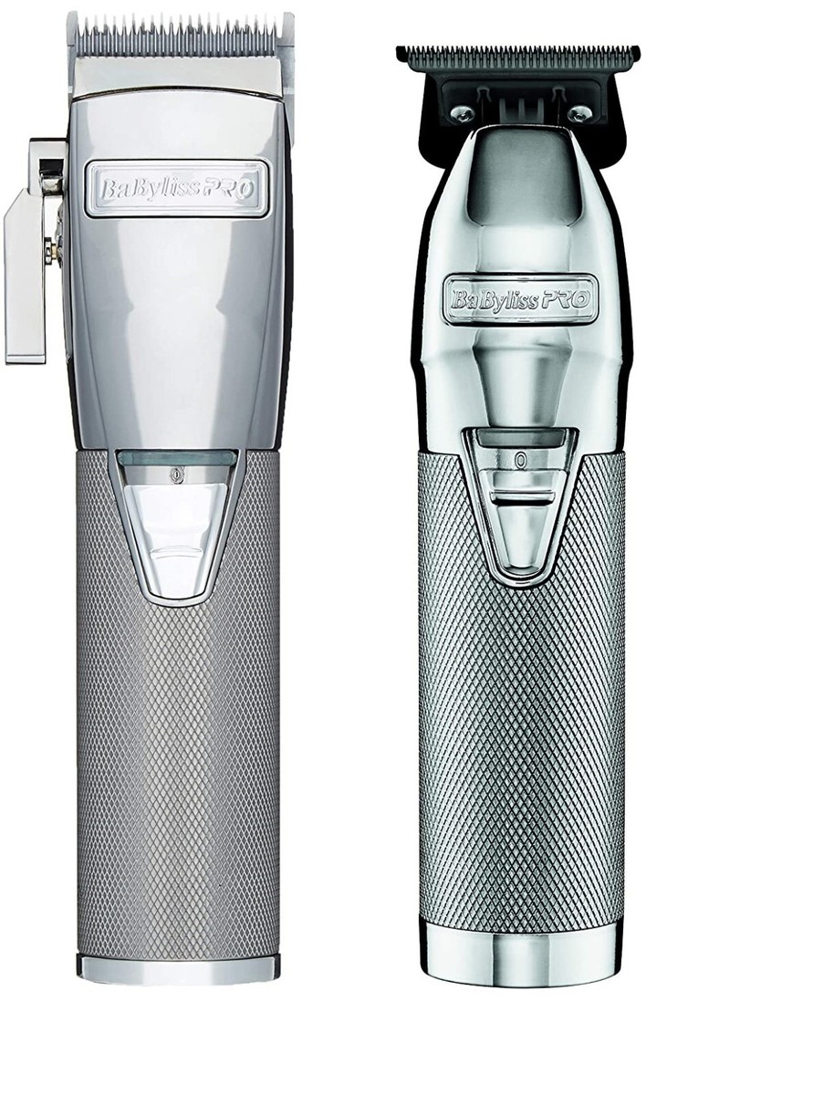 Babyliss Pro SILVER FX FX870S Clipper & FX787S Trimmer Combo