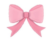 Pink Bow 41'' Balloon Birthday Party Decorations