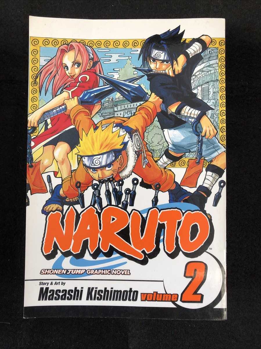 LOT of 6 Naruto Books Volumes 1-6 Masashi Kishimoto English