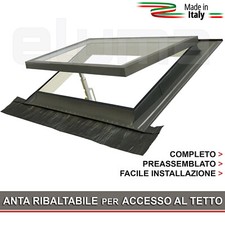 Lucernario / Finestra per tetto - CLASSIC VASISTAS 100x64 - Legno e Alluminio CE