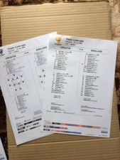 England V Croatia Euro 2004 Two Different Team Sheets
