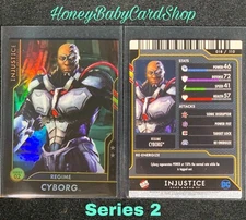 Injustice Arcade GEM MINT Series 2 Card 18 Regime Cyborg Holofoil