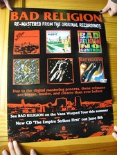 Bad Religion Poster Remastered Original Recordings the Empire Strikes First