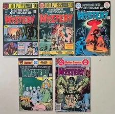 House Of Mystery DC Comics #227, 229, 230, 237, 252 Bronze Age Lot-5