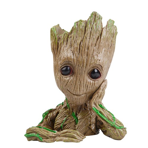 Pen Holder Toy Baby Groot Flower Pot Succulent Planter Guardians Of The Galaxy - Picture 14 of 24
