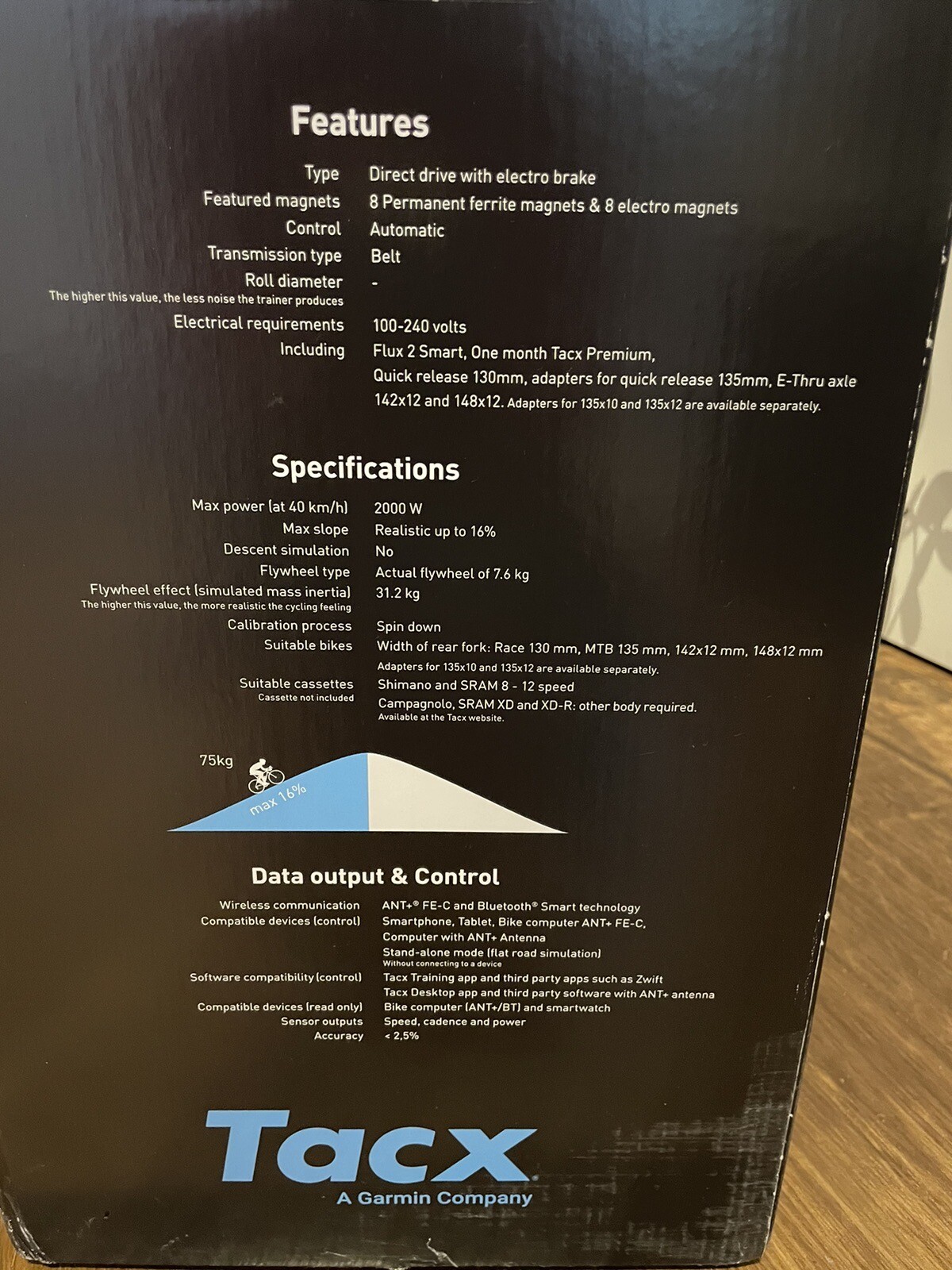tacx flux 2 smart t2980 vs wahoo kickr core