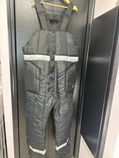 RefrigiWear Iron-Tuff Enhance Visibility Bib Overalls -0386TNAV2XLD -Size 2XLT