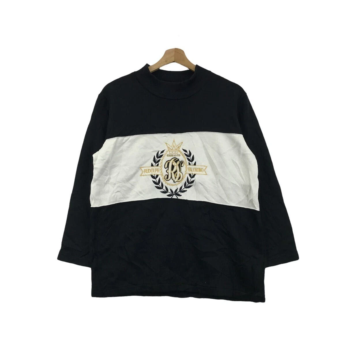 Vtg 90 RUDOLPH VALENTINO ITALY Sweatshirt Pullover Sweater Jumper