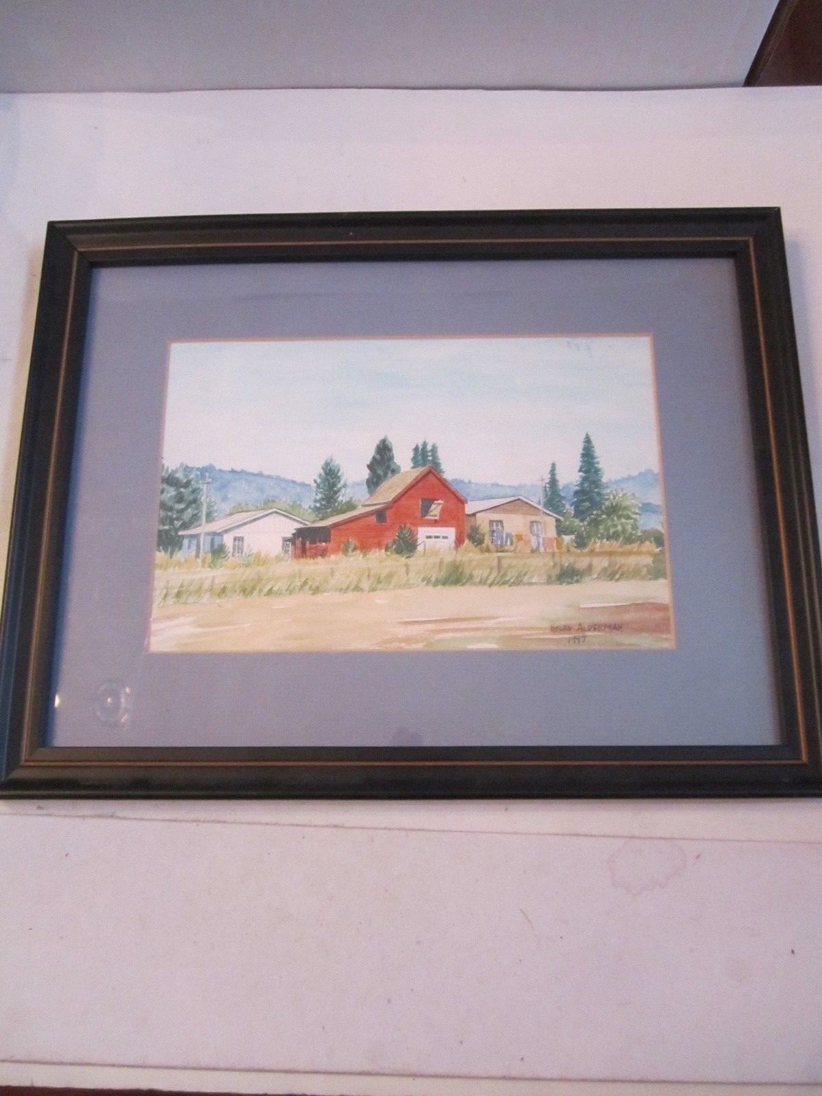 1997 HELEN ALDERMAN WATER COLOR PAINTING - 