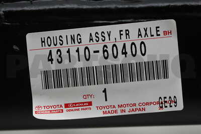 4311060400 Genuine Toyota HOUSING ASSY, FRONT AXLE 43110