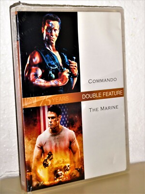 Commando/Marine Double Feature (DVD, 2006) Arnold Schwarznegger John Cena action
