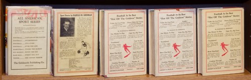 7 VINTAGE BOYS SPORTS BOOKS - w/DJ by HAROLD M. SHERMAN - Picture 3 of 4
