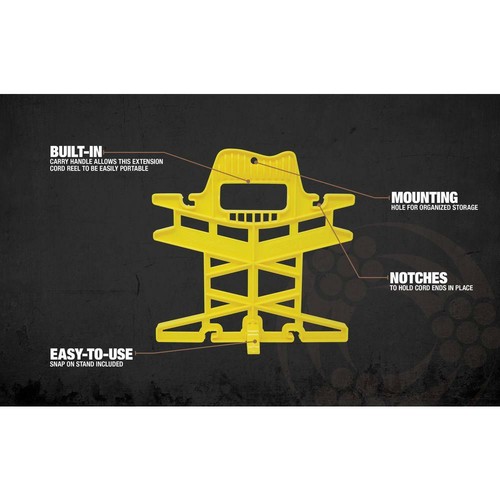 Yellow Jacket Extension Cord Wiz Holder Snap On Stand Comfortable