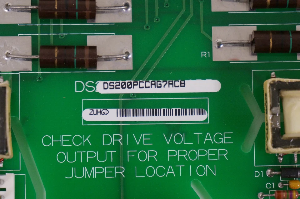USED GENERAL ELECTRIC DS200PCCAG7ACB POWER CONNECTION BOARD - Image 4 of 4