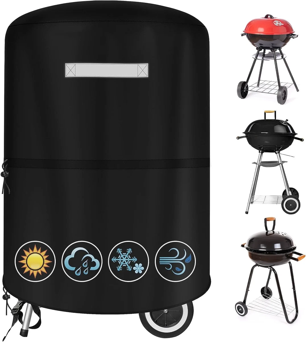 Charcoal Kettle Grill Cover 29 Inch BBQ Cover for Weber Charcoal