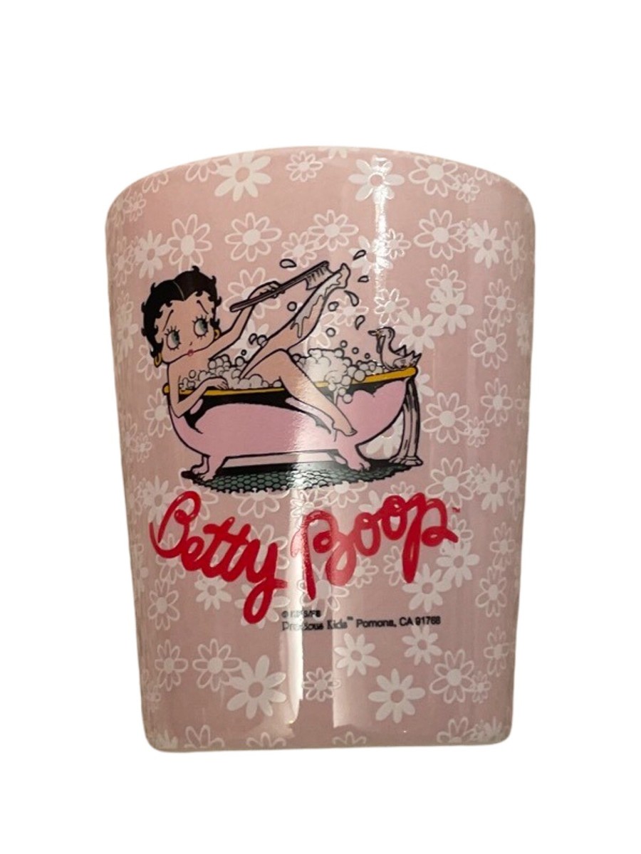 Precious Kids Betty Boop Ceramic Toothbrush Holder, Tumbler & Soap
