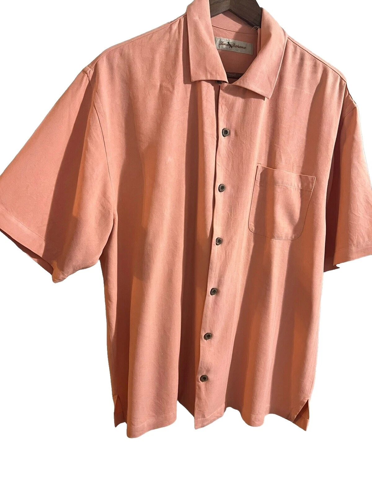 Повседневные мужские рубашки на пуговицах Tommy Hilfiger сплошной шелк