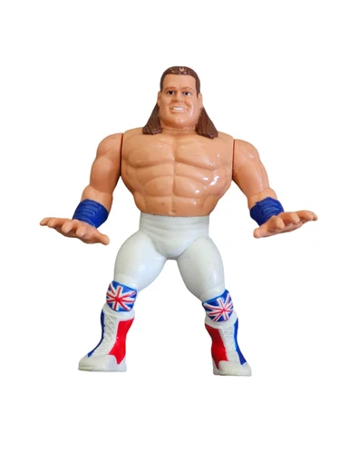 British Bulldog Davey Boy Smith WWF WWE Hasbro Titan Wrestling Action Figure 63