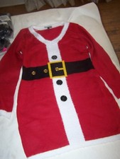 NWOT Ladies Allison Brittany Mrs Claus Sexy Christmas Dress Size M