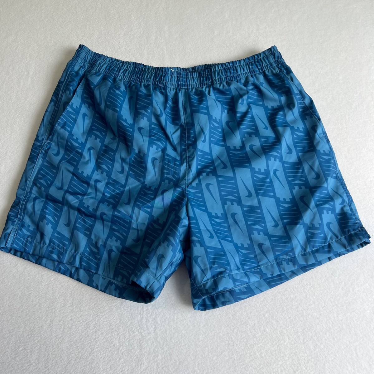 men's nike sportswear allover print woven shorts