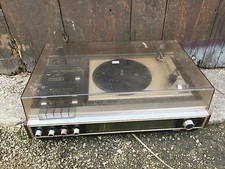 Ancienne platine disque cassette PHILIPS déco musique vintage antique turntable