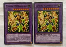 2X Yugioh: Elemental HERO Plasma Vice - LCGX-EN066 - Common - 1st Edition - LP