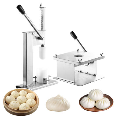 Commercial Baozi Maker Manual Bun Dumpling Maker Stainless Steel Steamed New--