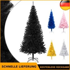 vidaXL K&uuml;nstlicher Weihnachtsbaum Kunstbaum St&auml;nder Schwarz 150-240 cm PVC