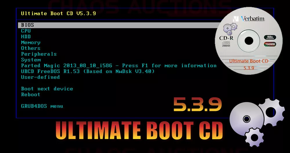 Test your hardware with the Ultimate Boot CD live CD - Live CD - Tutorials  - InformatiWeb