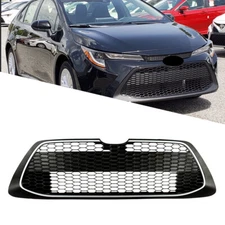 Fit For Toyota Corolla 2020/2021 Black Front Bumper Lower Grille Honeycomb Mesh